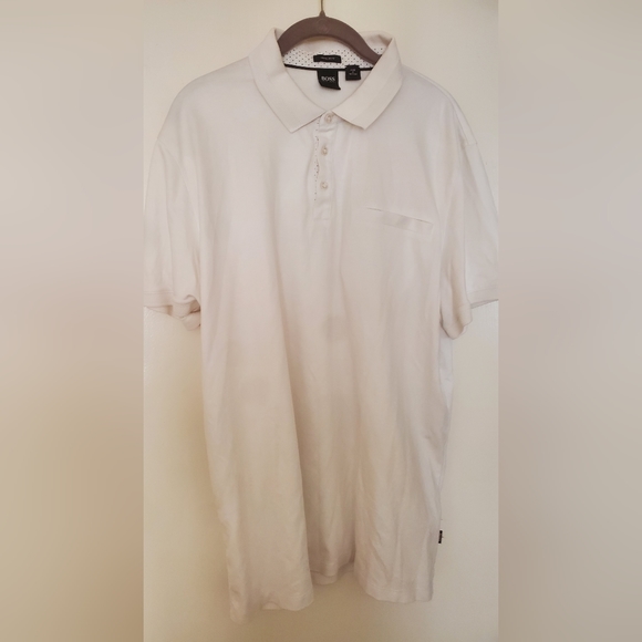 Boss Hugo Boss Prout 06 Regular Fit White Polo. - Picture 7 of 16